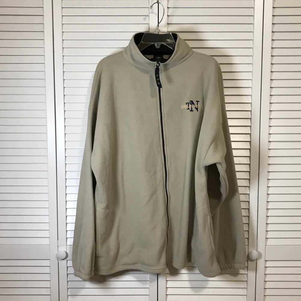 USA Olympics Gatlinburg TN Activewear Fleece Mens Jacket XXL